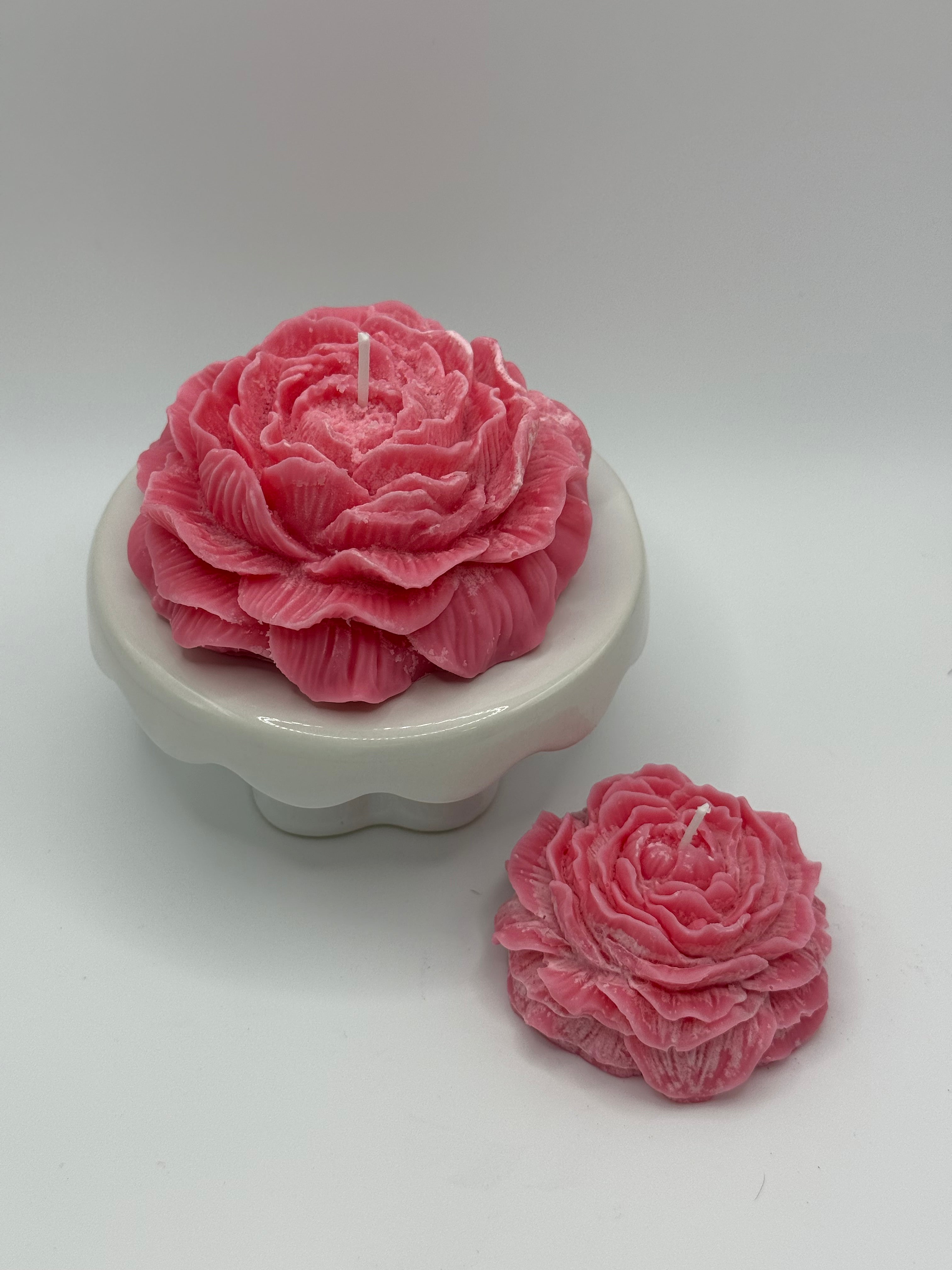 Peony Flower Candles